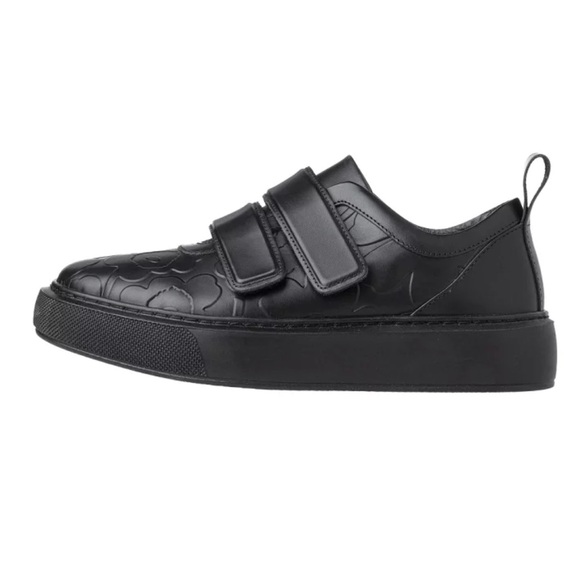 Marimekko Black Leather Rinnekedolla Sneakers - Picture 4 of 10